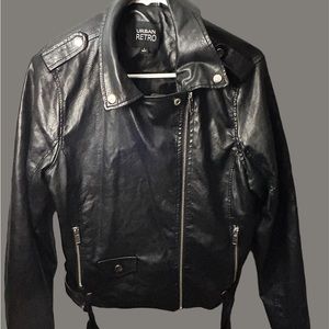 Faux Leather Jacket